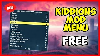 Gta 5 Online Mod Menu PC  Kiddions Mod Menu  Undetected [upl. by Nudd]