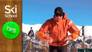 Crossed Skis Solution  Learn How To Ski Beginners Lesson [upl. by Einahpats]