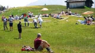 Modellflieger auf der Seiser Alm 2012 [upl. by Ahsilet]