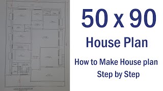 50 x 90 House Plan with Full Details  Best House Plan [upl. by Jasmine]