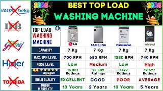 Best Top Load Washing Machine 2024⚡LG vs Samsung vs Panasonic vs Whirlpool Top Load Washing Machine [upl. by Allemrac632]