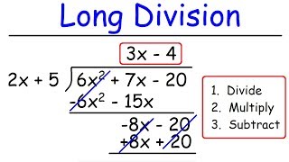 Polynomials  Long Division [upl. by Ahsinned]