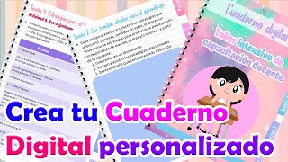 Tutorial Crea un Cuaderno digital para trabajar en tus dispositivos electrónicos [upl. by Alexio]