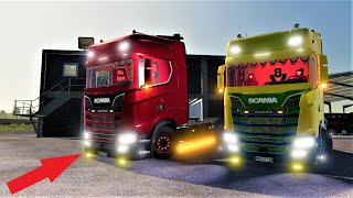 WE BOUGHT NEW SCANIA TRUCK TO RAJSREE TRAVELS ON FARMING SIMULATOR abitbeast vcpviking CJN [upl. by Oeflein]