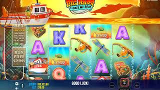 BIG BASS FLOATS MY BOAT  SUPER WIN BONUS  CASINO SLOTS MACHINS [upl. by Mallen399]