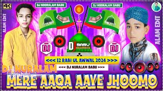 12 Rabi Ul Awwal Naat Dj🔥Remix 2024  Mere Aaqa Aaye Jhoomo Farhan Ali Qadri Dj NoorAlam Babu [upl. by Dunc]