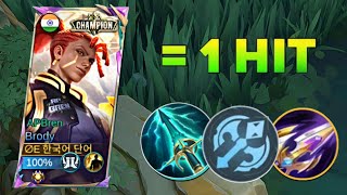 BRODY REVEAL HOW TO ALWAYS DOMINATE IN SOLO RANK  Top Global Brody Gameplay  Mlbb [upl. by Suollecram576]