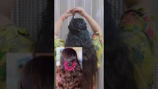 Easy Shaadi wala Hairstyle💫 hair hairstyle trending ytshorts🎀 shorts youtube✨️ [upl. by Lyrret]