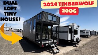 Huge Dual Loft Tiny House 2024 Forest River Timberwolf 20OG [upl. by Ahon653]