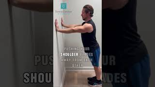 Serratus PushUps on Wall for Shoulder Impingements Problems [upl. by Koller]