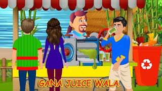 گنا جوس والا  Greedy Sugarcane Wala Story  Urdu cartoon  Stories in Urdu  Urdu Kahaniya [upl. by Auvil]