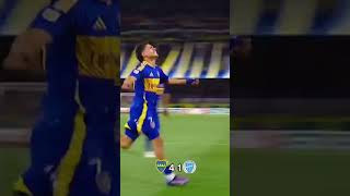 Changuito Zeballos llorando en su festejo 💙💛💙 boca futbol football viralshort [upl. by Dnomhcir]