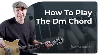 The Dm Chord on Guitar is EASY  Guitar for Beginners [upl. by Leanahtan]