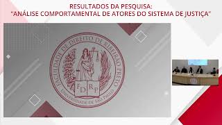 Resultados da pesquisa “Análise Comportamental de Atores do Sistema de Justiça” [upl. by Oine]