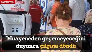 Aracının muayeneden geçemeyeceğini duyunca çılgına döndü Canlı yayın yapacağım [upl. by Ching]