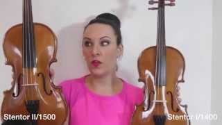 Stentor I vs Stentor II 1400 vs 1500 Violin REVIEW [upl. by Maurizia]