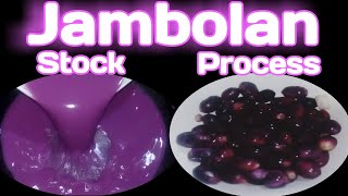 Jambolan \ Jambolan Stock Process \ Java Plum \Black Plum \ Syzygium Cumini [upl. by Brade]