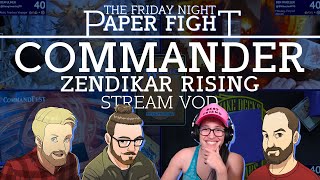 Zendikar Rising Commander  Friday Night Paper Fight 20201016 [upl. by Acirema499]