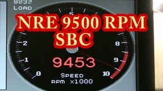 Nascar at NRE Bonneville Record Attempt Nelson Racing Engines Chevy SBC High Rever [upl. by Tsenrae139]