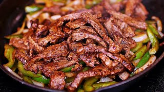 Easiest Steak Fajitas Recipe  So Good How to make Steak Fajitas [upl. by Val]