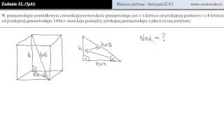 Zadanie 32  matura próbna  listopad 2013 [upl. by Manthei]