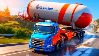 oil Tanker transport truck driving simulator 2024 android gameplay [upl. by Niuqram]