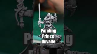 Painting Prince Duvalle from Warcry Crypt of Blood warhammerminiatures [upl. by Yezdnil]