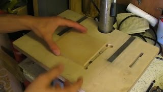 Sacrificial Square for Pillar Drill Table  Drum Sander Inlay [upl. by Constant]