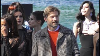 Nikolaj CosterWaldau  Paris LOréal show 30 september 2018  Game of Thrones [upl. by Teufert]