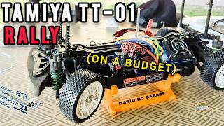 Budget Tamiya TT01 Rally Having fun without spending a lot of money [upl. by Dannie]