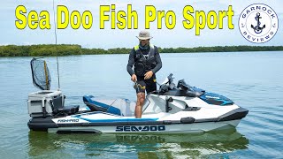 19988  2022 Sea Doo Fish Pro Sport 170  Orlando Boat Show Review [upl. by Adria]