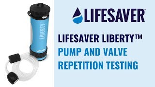 LifeSaver Liberty Pump and Valve Repetition Testing [upl. by Oppen]