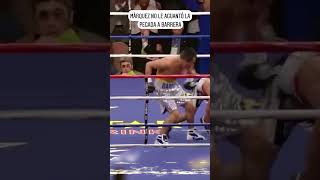 El Dinamita Márquez no le aguantó la pegada a Barrera boxing [upl. by Olra]