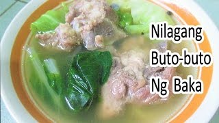 Nilagang Buto buto Ng Baka Beef Rib Stew [upl. by Nived984]