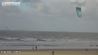 HARTBEACHNL  ultraHD Pan Tilt Zoom camera  Scheveningen 4K [upl. by Aitret486]