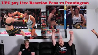 UFC 307 Live Reaction Pena vs Pennington [upl. by Eleni]