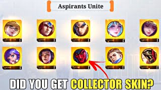 GET COLLECTOR amp EPIC SKIN FROM ASPIRANT EVENT  MOBILE LEGENDS ASPIRANTS [upl. by Madriene799]