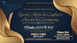 Sports Arts amp Culture Awards Ceremony With Desiree Ellis Banyana Banyana Couch Hosted by CPUT [upl. by Aynahs]