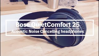 BOSE ノイズキャンセリングヘッドフォンQC25 購入Review [upl. by Arihaj265]