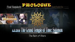 Solomon  Prologue FateGrand Order NA Story [upl. by Noicpecnoc]