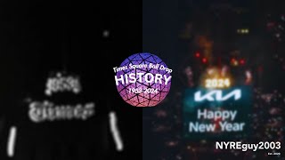 EVERY New Years Ball Drop In Times Square 19532024 [upl. by Timrek]