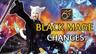 Black Mage Changes  Dawntrail Media Tour FFXIV [upl. by Elokcin]