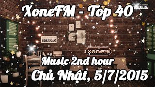 XoneFM  Top40  Music 2nd hour  Chủ Nhật 572015 Nữ Hoàng Phòng Thu Top40 Miko Lan Trinh [upl. by Anivol]