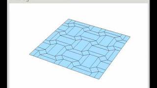 A Tessellation from a Square Twist Fold [upl. by Adyahs]