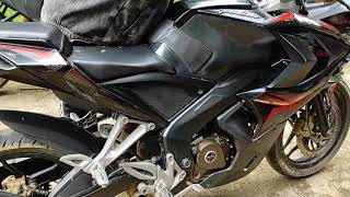 pulsar rs200 bs3 rpm sound without exhaust🤩❤🖤 [upl. by Ettevi]