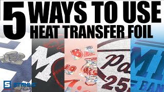 How to Use Heat Transfer Foil 5 Best Application Methods [upl. by Mercy]