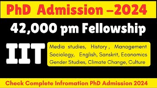 ▶️🔴 Rs 42000per Months Fellowships ✅PhD Admission Notification 2024 🔴 universitynews [upl. by Shannen]