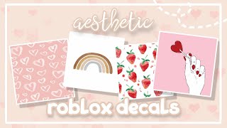 50 Aesthetic Roblox Decal Codes  Roblox [upl. by Ayna373]