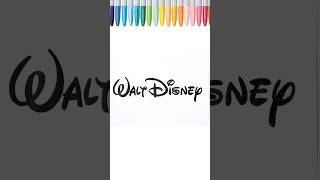 Walt Disney logo Drawing 😍🤩 art drawing short [upl. by Bernt]