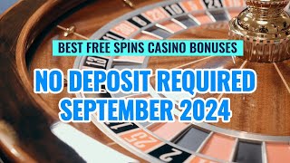 Best Free Spins Casino Bonuses Promotions for September 2024 [upl. by Bebe]